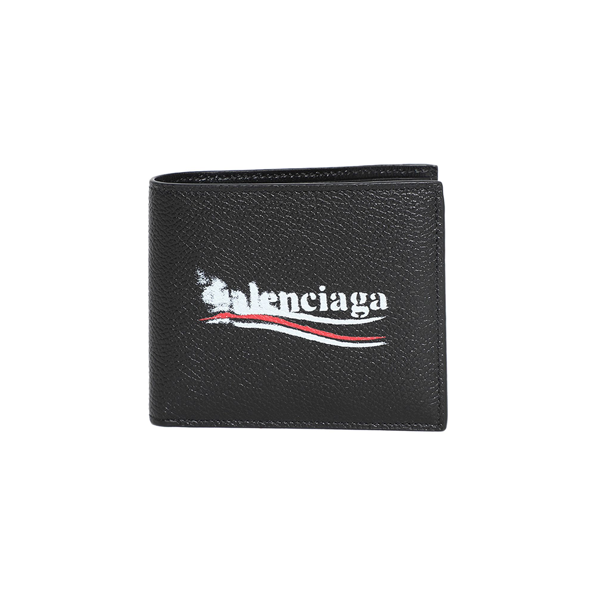 Balenciaga Cash Square Fold Wallet Black