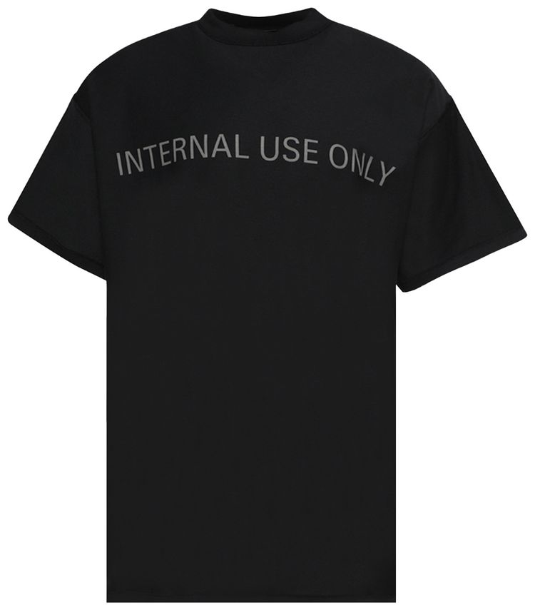 Balenciaga Inside Out T Shirt Faded Black