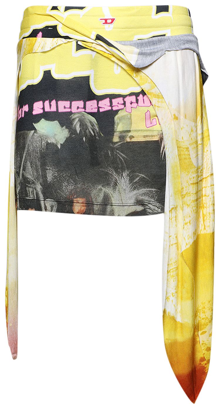 Diesel O Malor P1 Skirt Olive Green