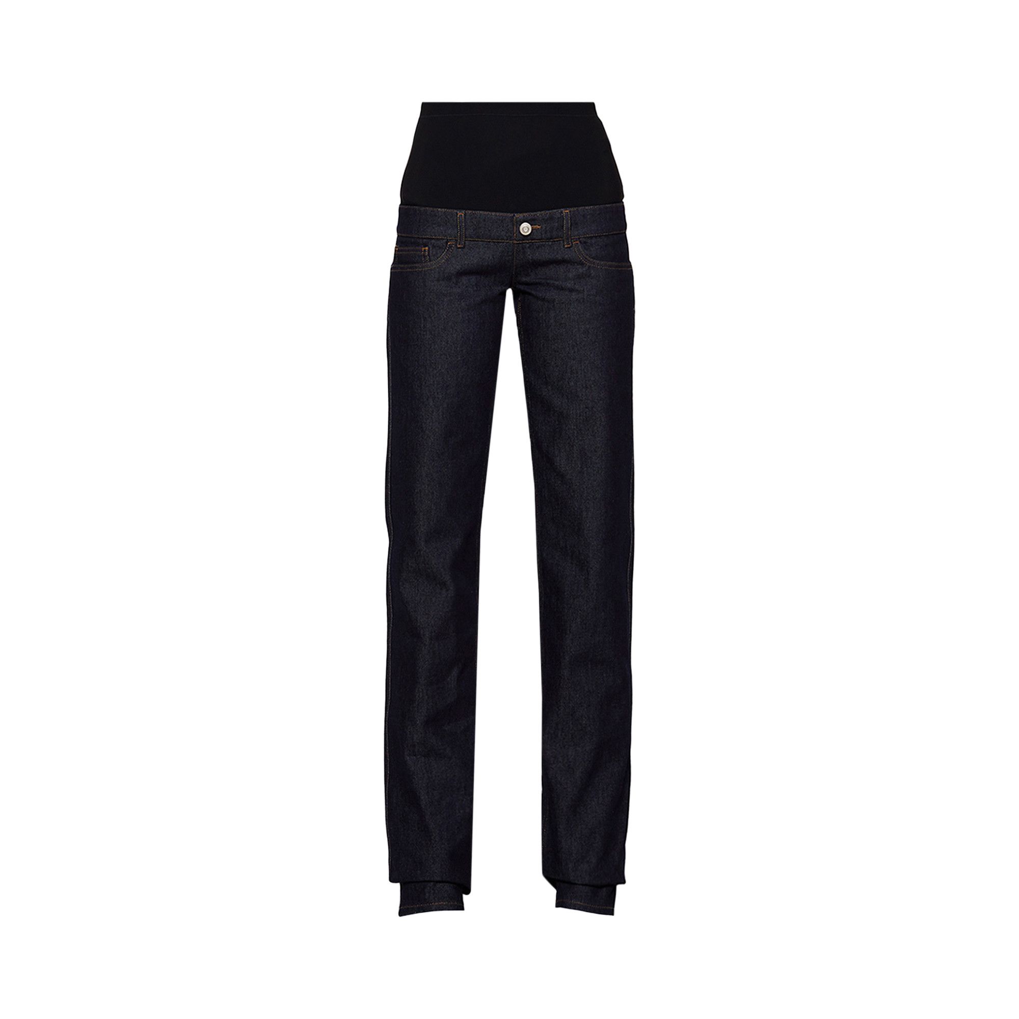 デニム・ジーパン COPERNI Woman Jeans Blue COPP101F2011 BLU Buy Coperni Jersey Hybrid Denim Trousers 'Blue