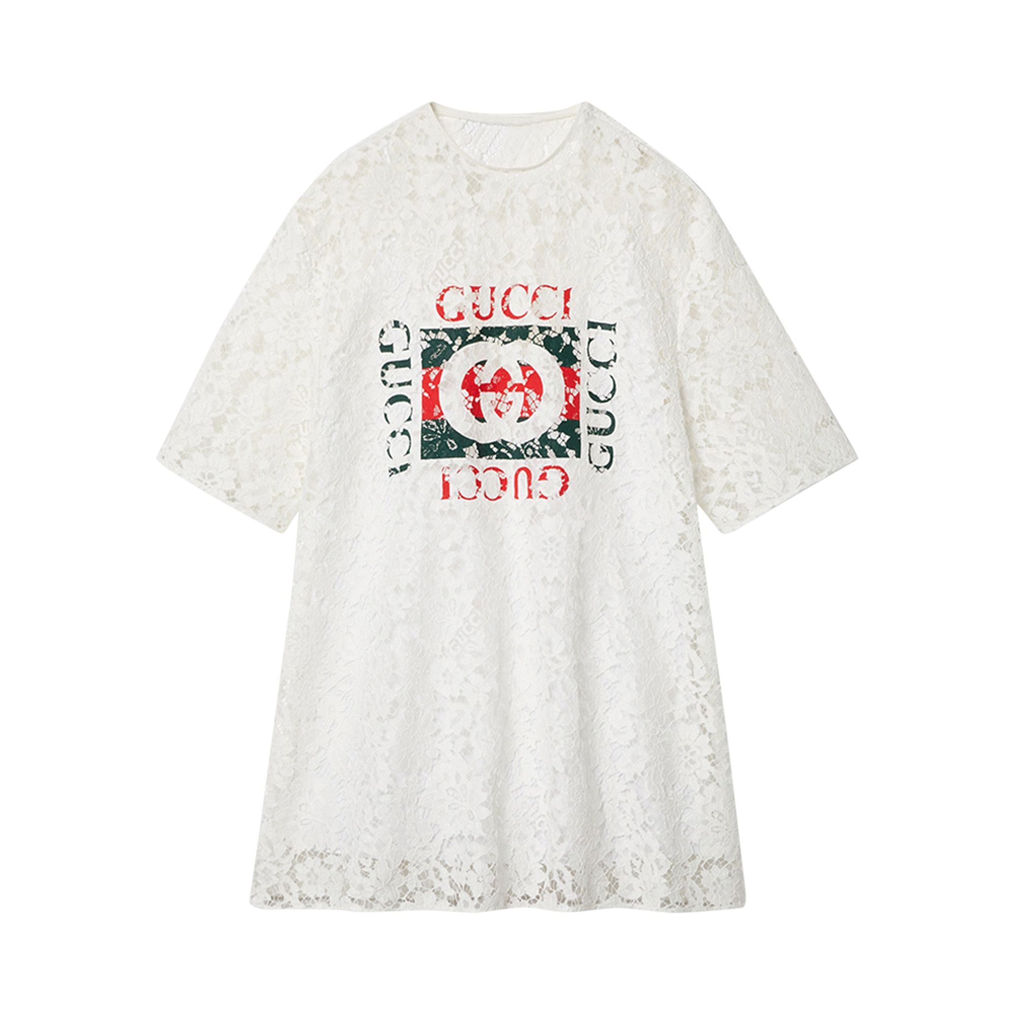 Buy Gucci Printed Floral Lace Top 'Off White' - 788990 ZAQP7 9799
