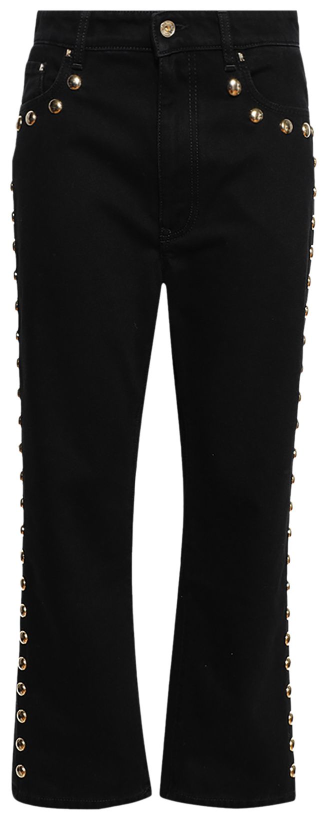 Paco Rabanne Embellished Boyfriend Jeans Black