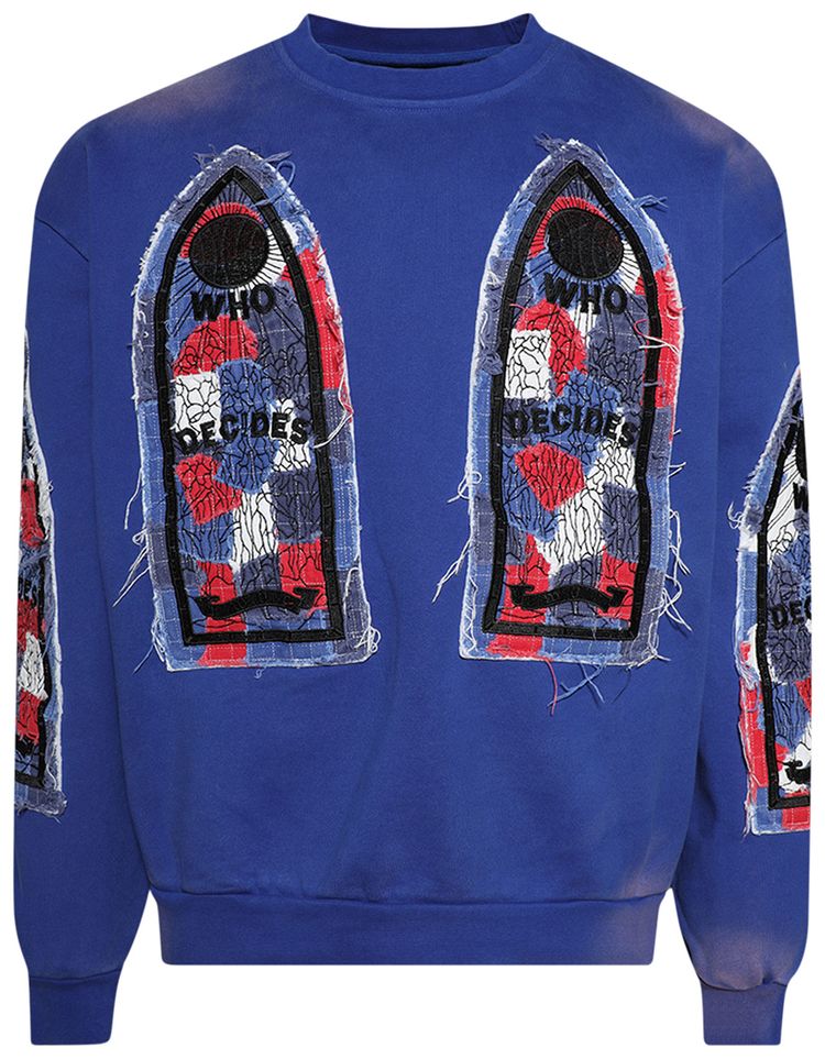 Who Decides War Glory Fabricated Pullover Indigo