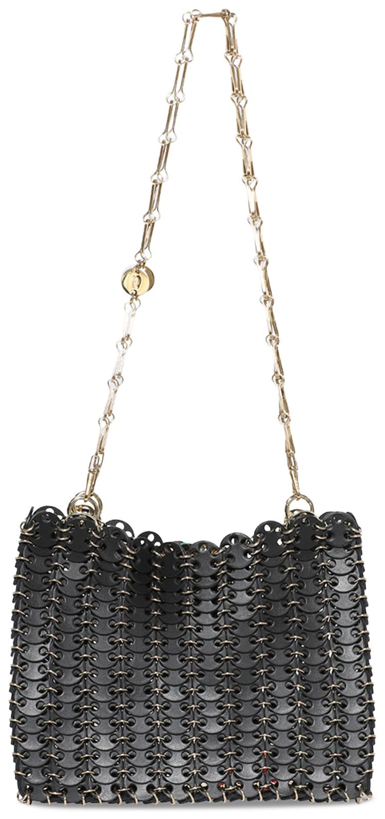 Rabanne 1969 Shoulder Bag BlackGold