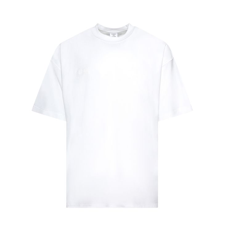 Vetements Inside Out Label T Shirt White