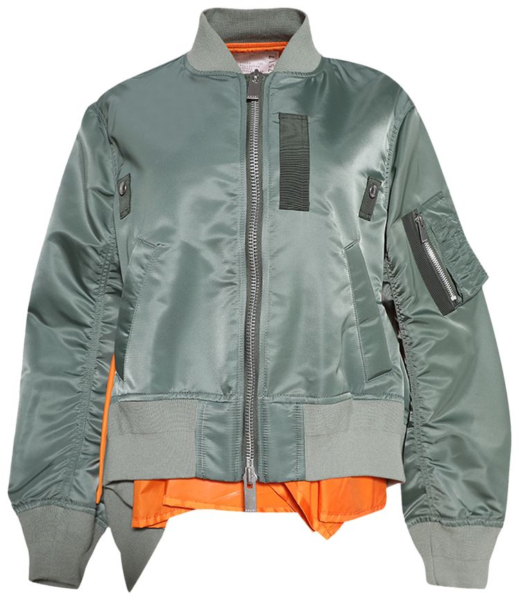 Sacai Nylon Twill Blouson Khaki