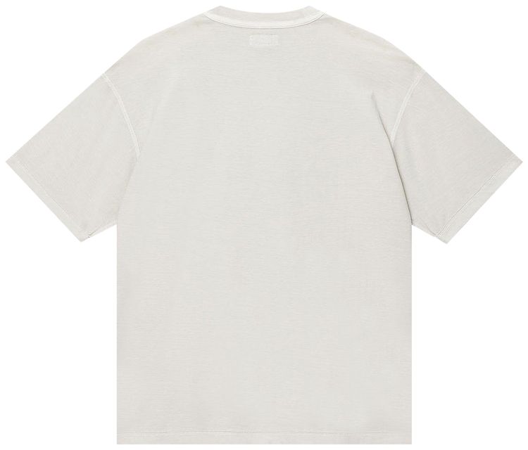 Stussy Pigment Dyed Inside Out T Shirt Bone