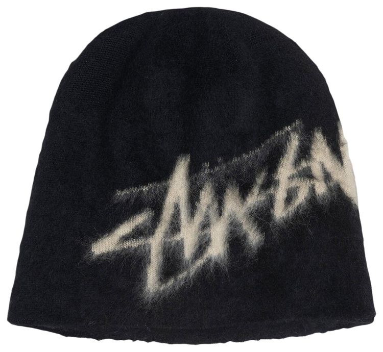 Stussy Brushed Out Stock Skullcap Black