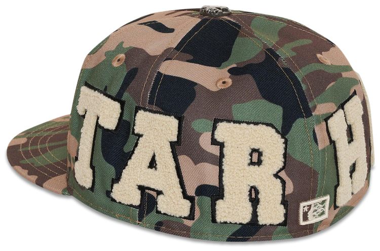 Hellstar Big Logo Trucker Snapback Hat Camo