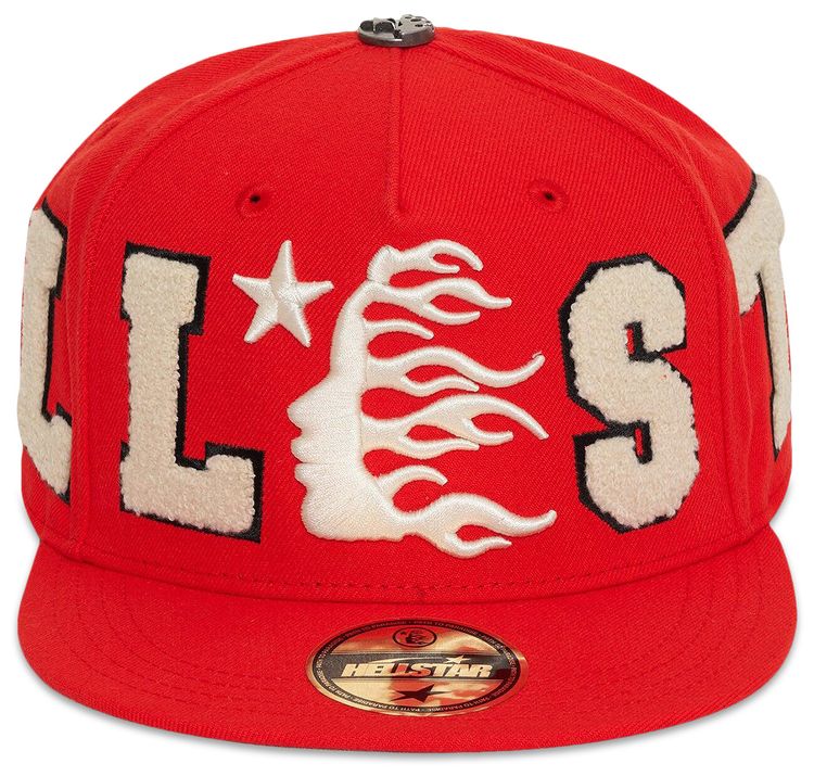 Hellstar OG Patch Fitted Hat Red