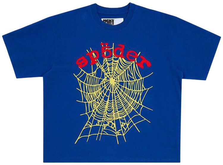 Sp5der OG Logo V2 HW Tee Navy