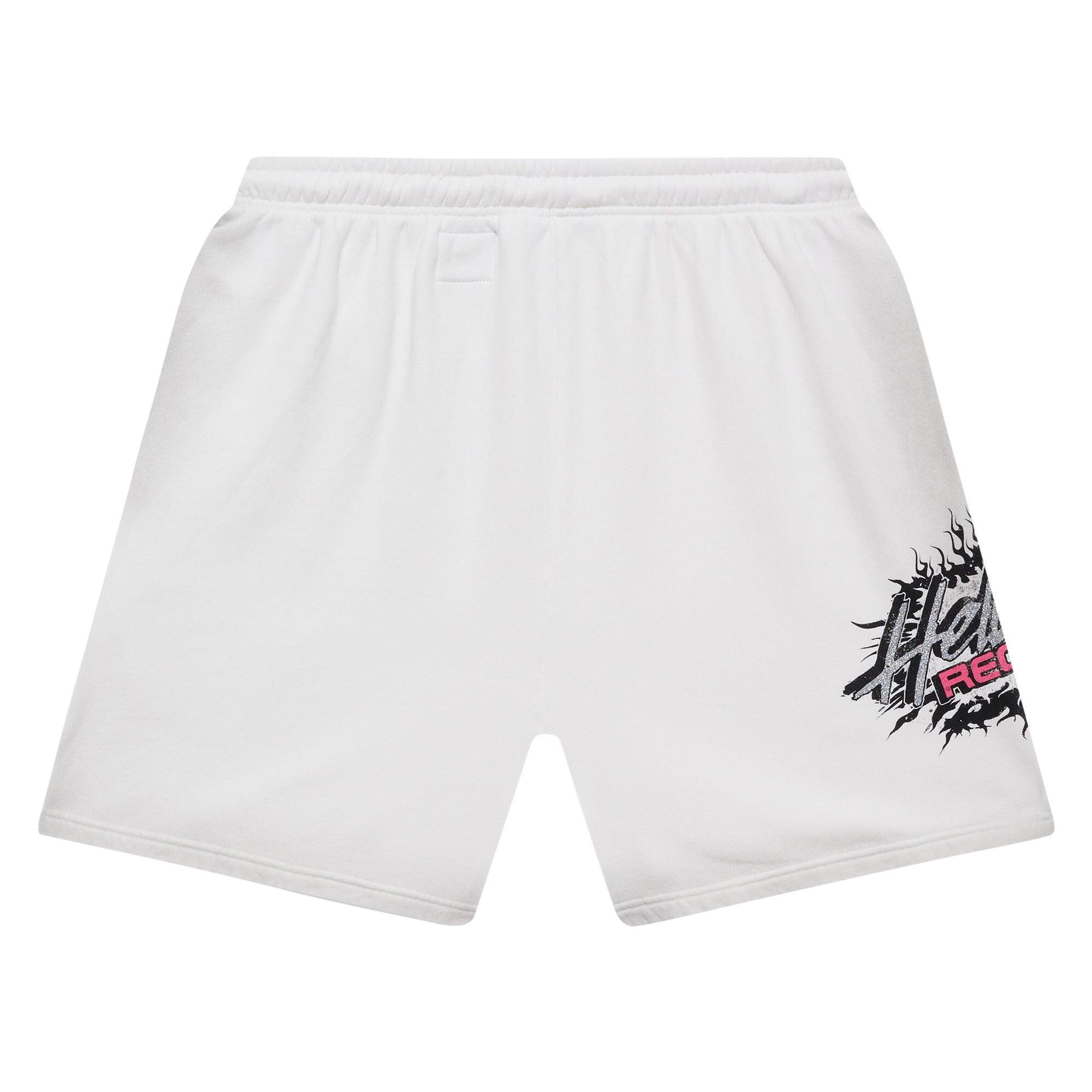 Buy Hellstar Records Shorts 'White' - HS01SHO002 WHIT | GOAT