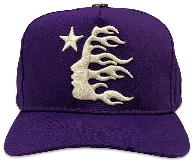 Hellstar OG Logo Snapback Hat Purple