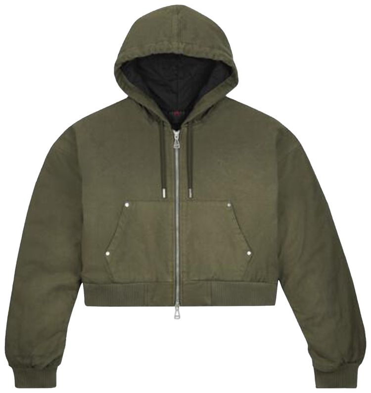 Air Jordan x Travis Scott Hooded Canvas Jacket Cargo Khaki