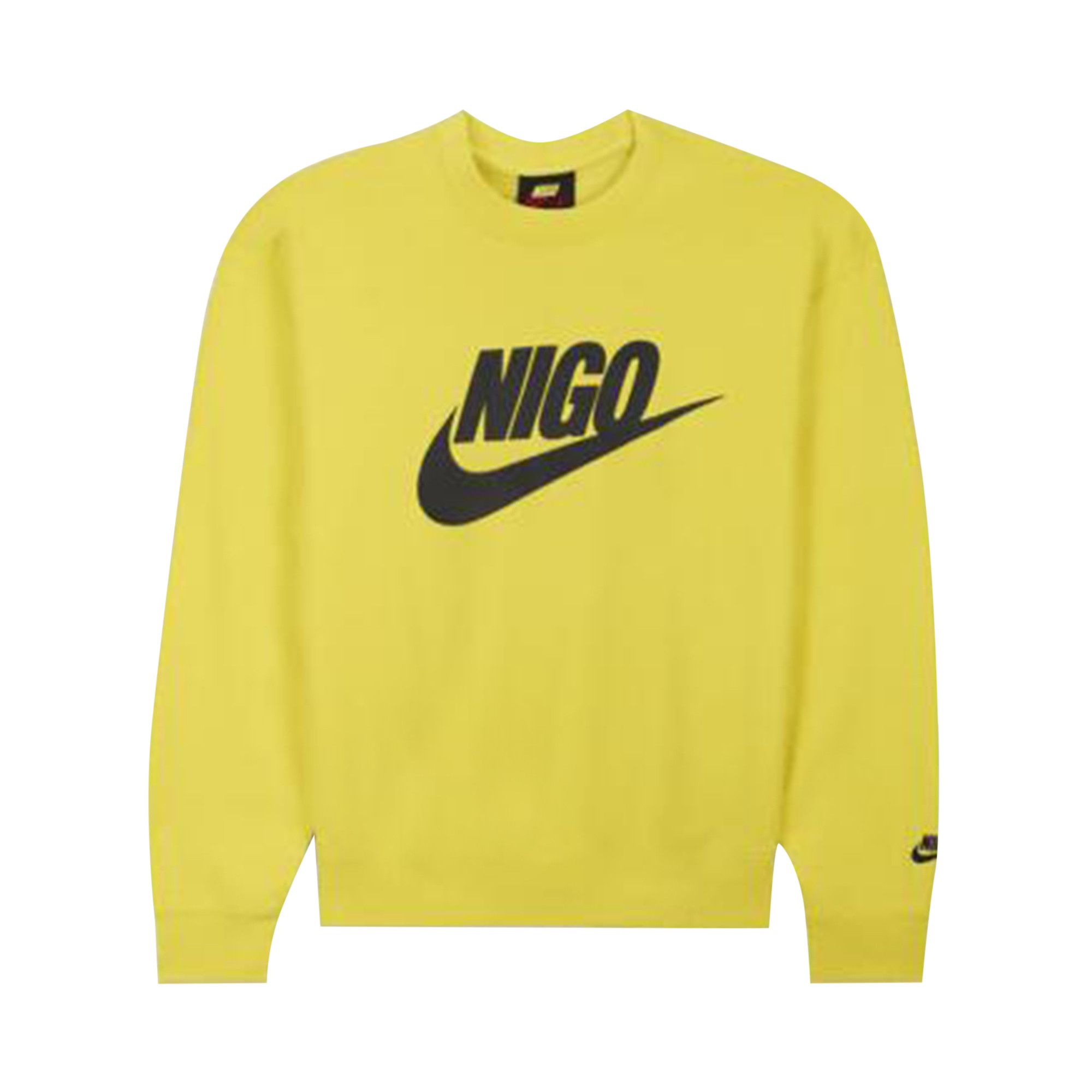 Nike x Nigo NRG Crew Fleece Speed Yellow Black L