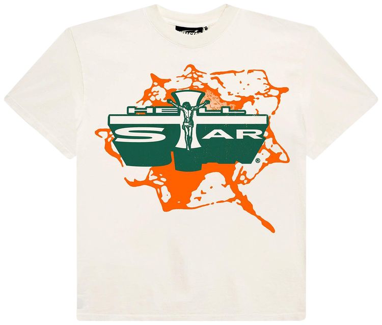 Hellstar Jesus T Shirt White