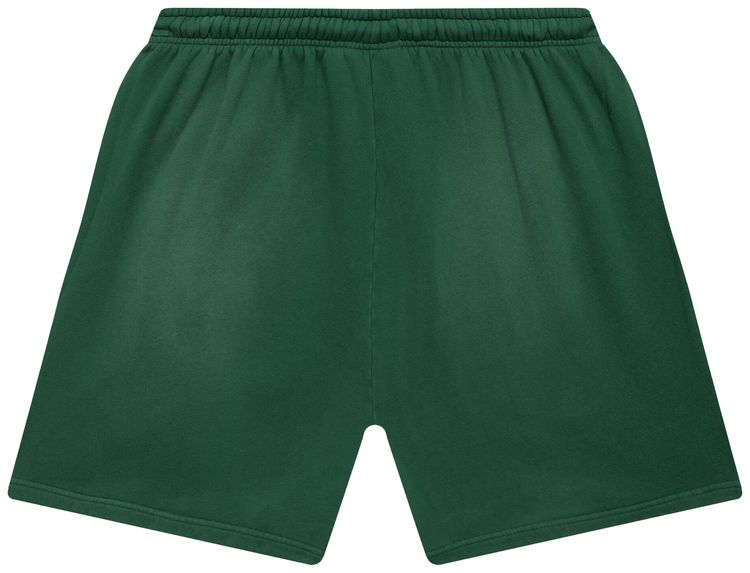 Hellstar Flame Shorts Green