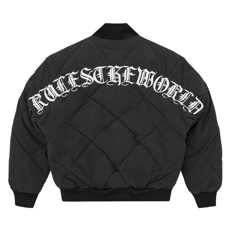 Buy Corteiz CRTZ Olde English Quilted Bomber Jacket 