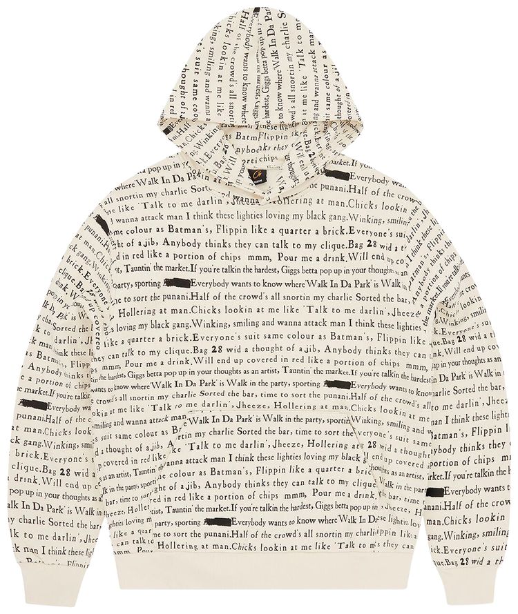 Corteiz CRTZ National Anthem Hoodie Natural