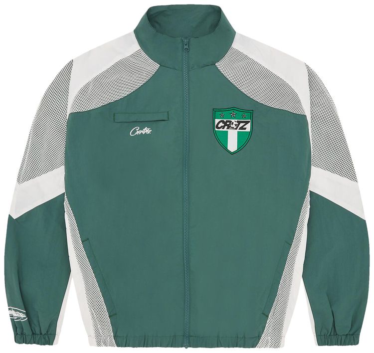 Corteiz CRTZ Olympic Shuku Jacket GreenWhite