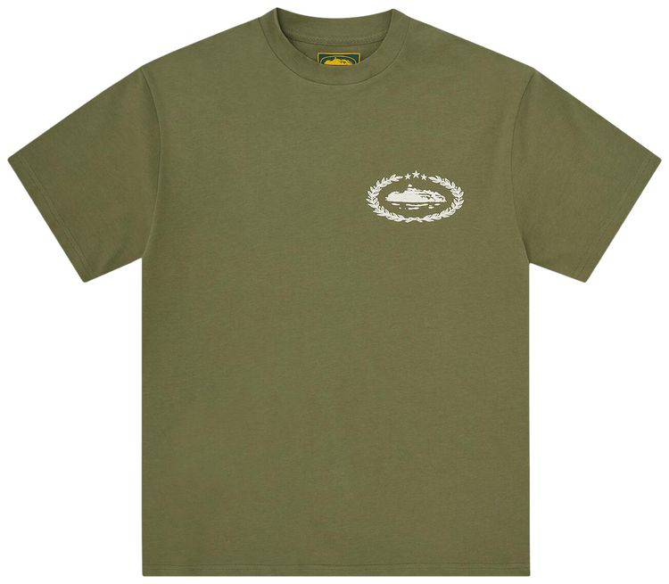 Corteiz CRTZ Royale Heavyweight Tee Olive