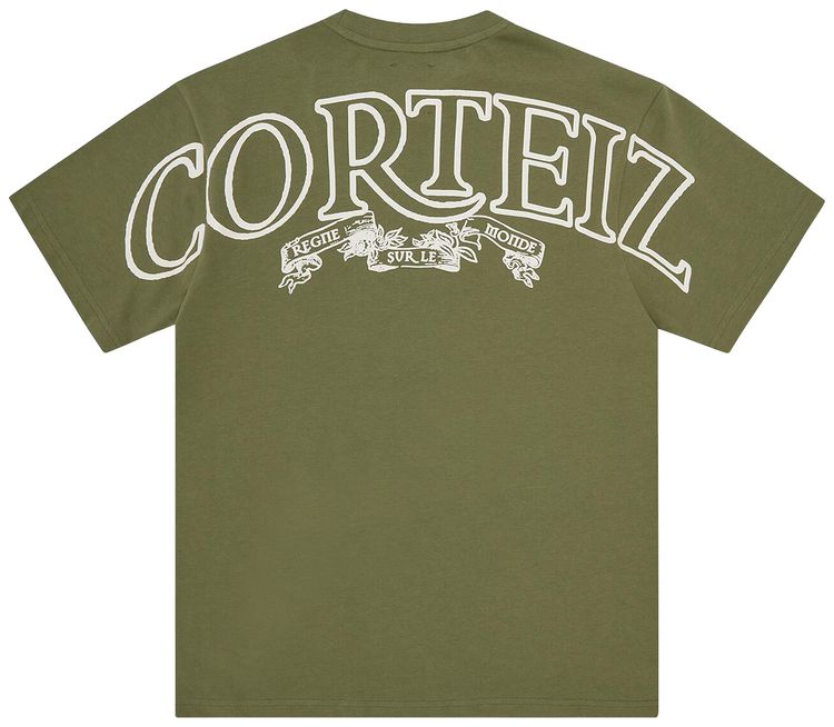 Corteiz CRTZ Royale Heavyweight Tee Olive