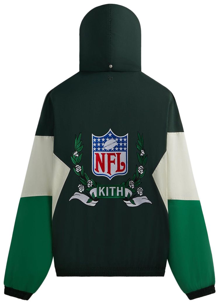 Kith  47 for the NFL Eagles Quarter Zip Anorak With Hood Stadium