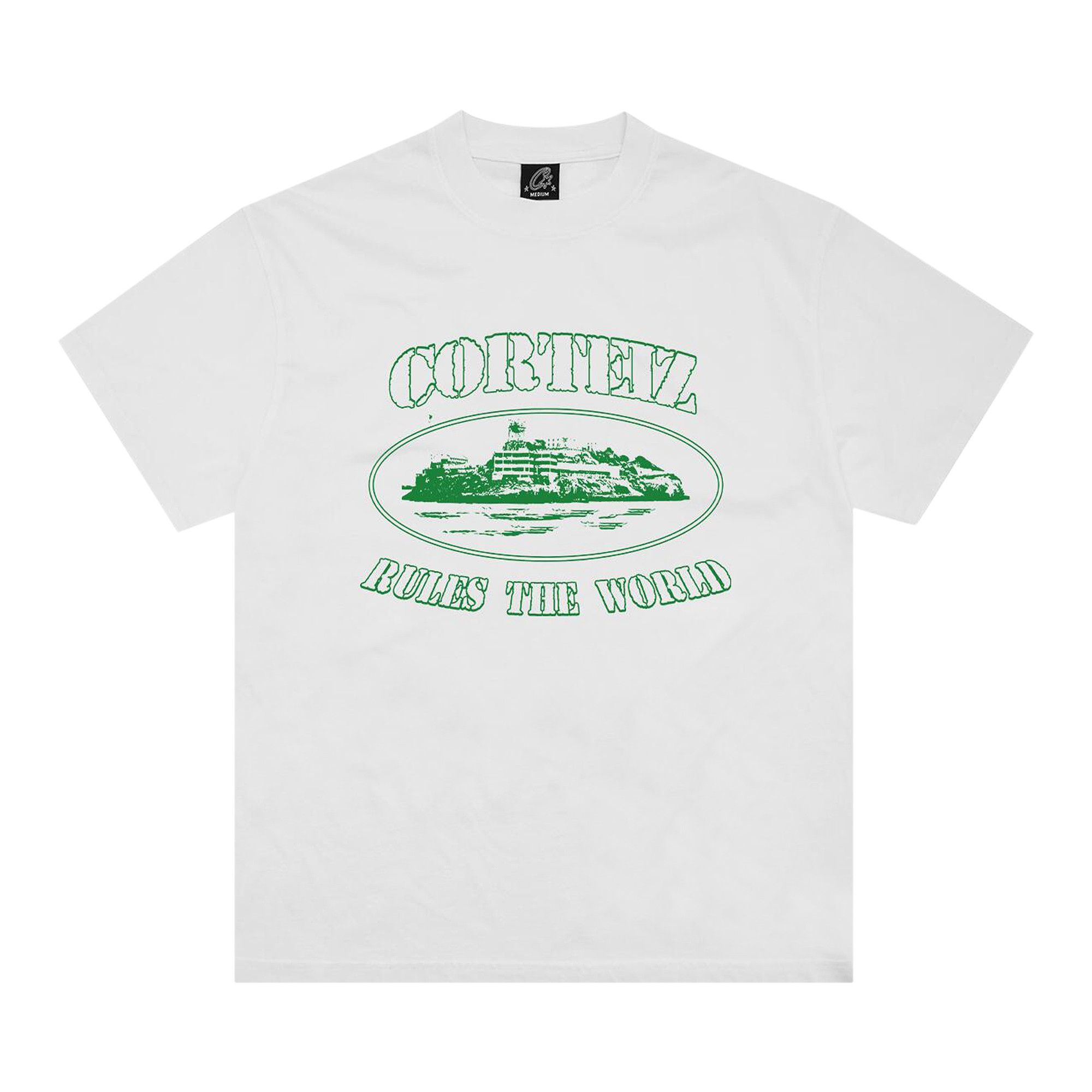 Buy Corteiz CRTZ OG Alcatraz Tee 'White' - 7892 1FW240103OAT WHIT
