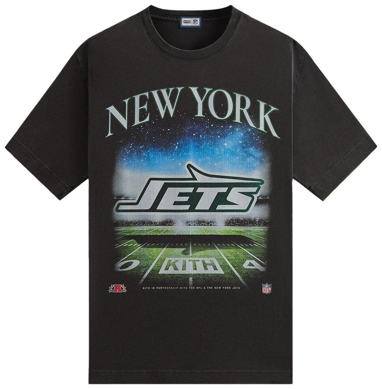 Kith  47 for the NFL Jets Vintage Tee Black