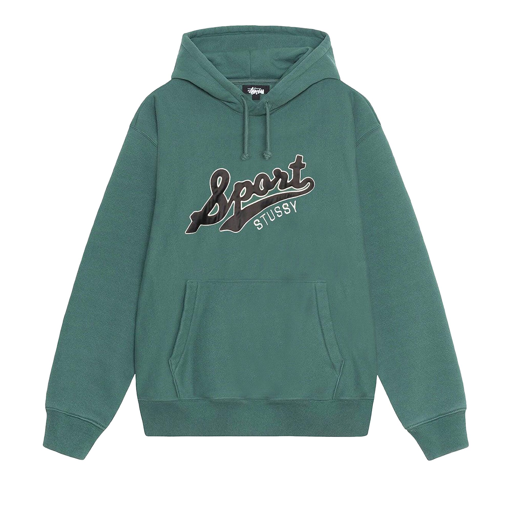 Stussy hoodie green sales
