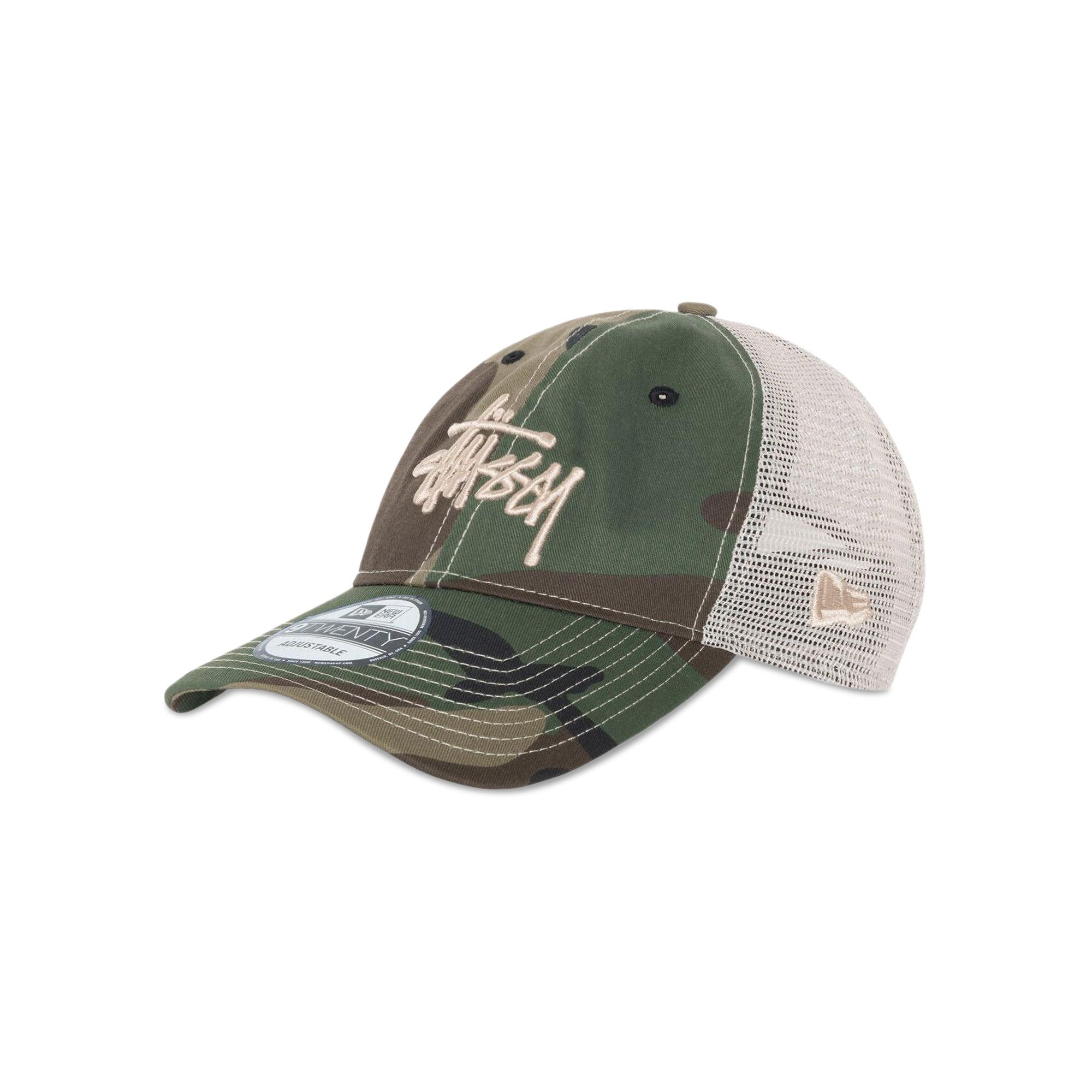 注目ショップ・ブランドのギフト 9TWENTY Era New Stussy Buy Basic Camo 'Woodland Trucker 帽子