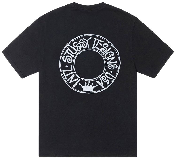 Stussy Pigment Dyed Buana Tee Black