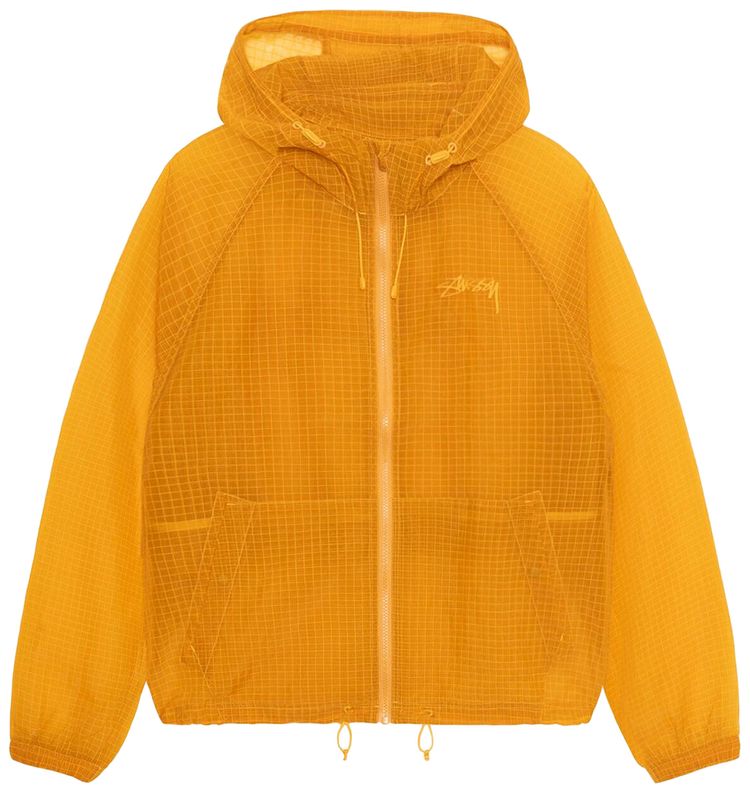 Stussy Transparent Ripstop Beach Shell Golden Yellow