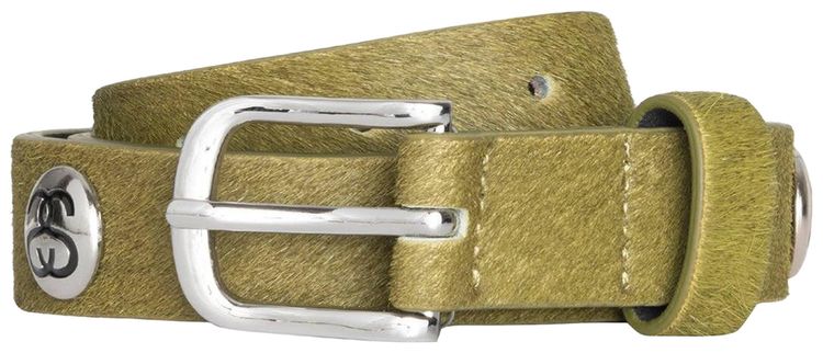 Stussy SS Link Studded Belt Hairy Moss