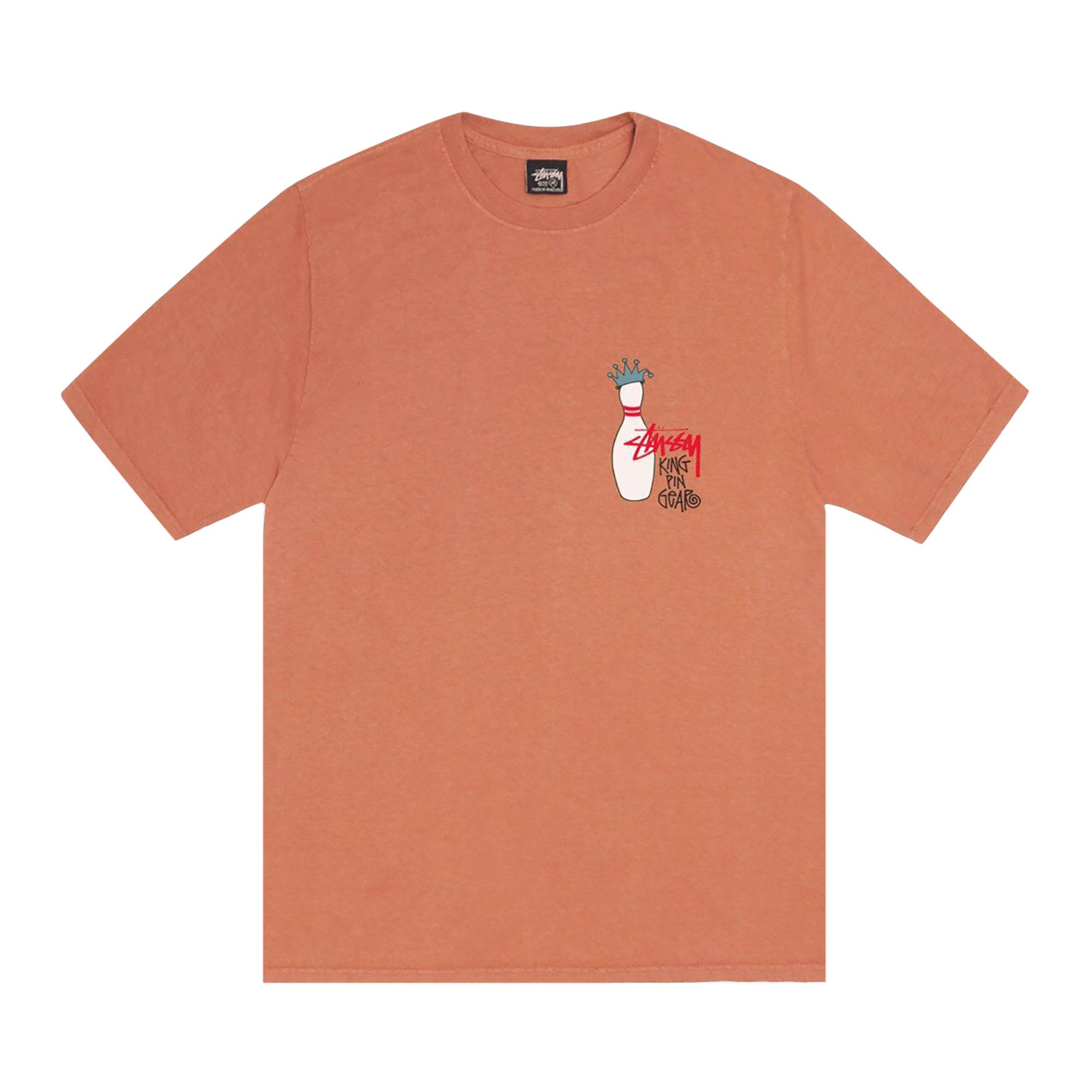 Buy Stussy Pigment Dyed Kingpin Tee 'Rust' - 1905037 RUST | GOAT