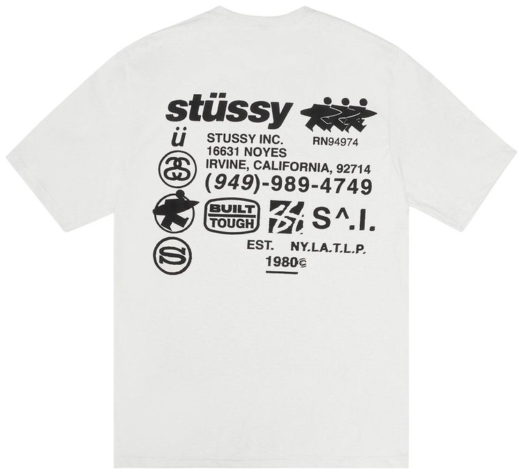 Stussy Pigment Dyed DNA Tee Natural