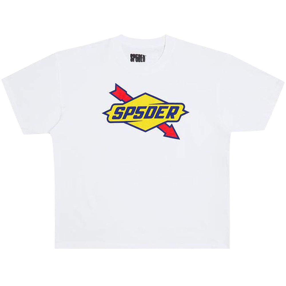 Buy Sp5der The Spot Tee 'White' - T04FW24WHT | GOAT