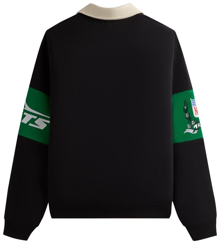 Kith  47 for the NFL Jets Nelson Collared Pullover Black
