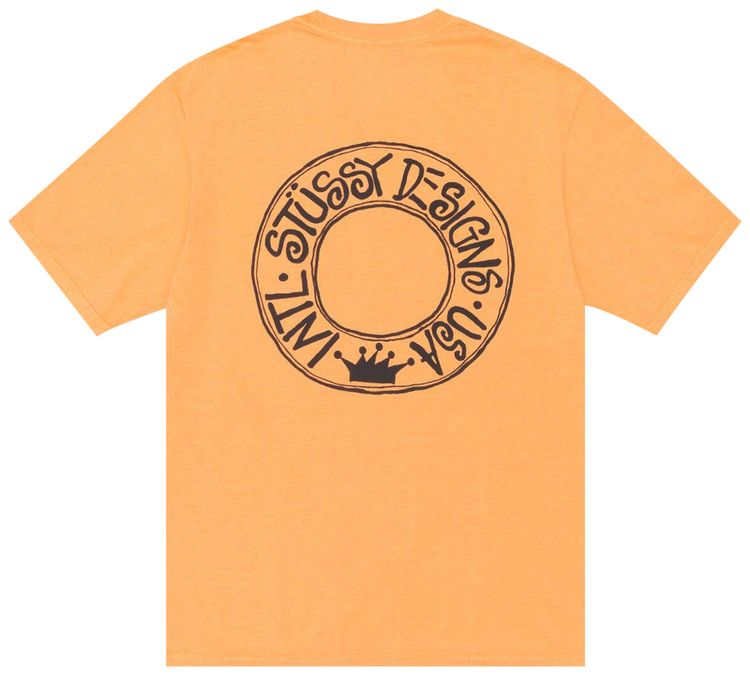 Stussy Pigment Dyed Buana Tee Orange