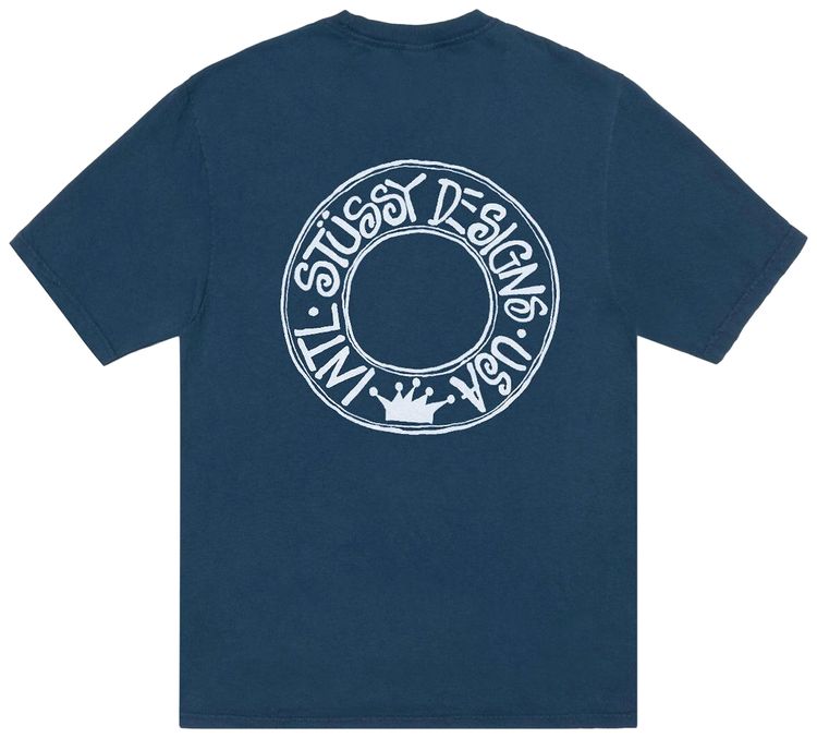 Stussy Pigment Dyed Buana Tee Navy