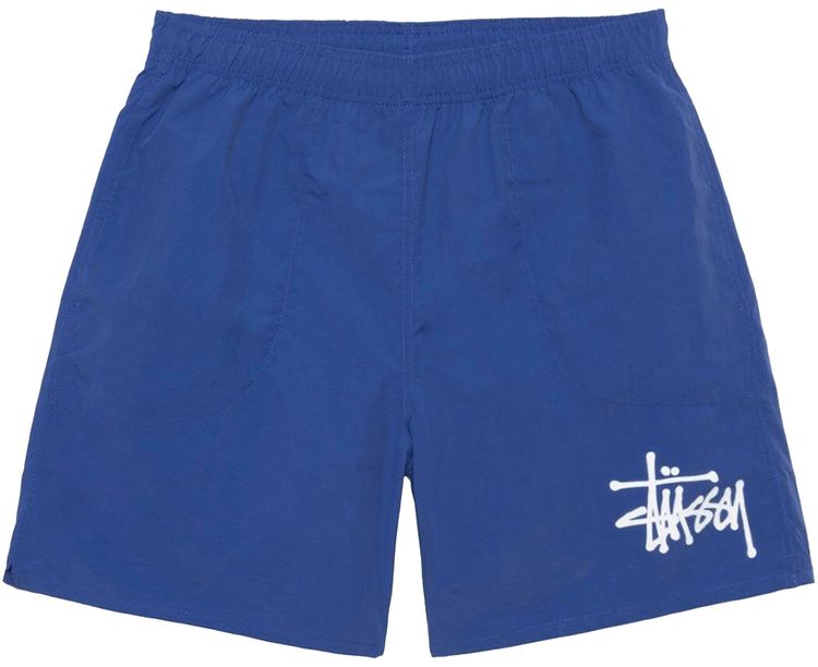 Stussy Big Basic Water Short Cobalt