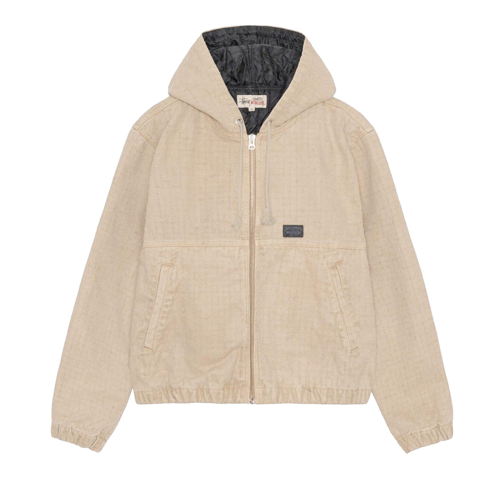 Buy Stussy Canvas Needle Punch Work Jacket 'Khaki' - 115793 KHAK