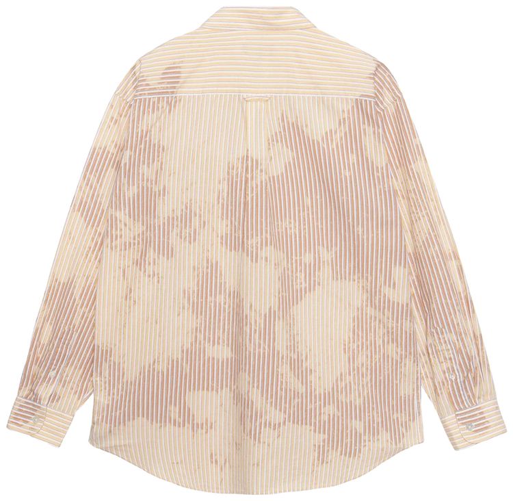 Buy Stussy Bleached Poplin Classic Long-Sleeve Shirt 