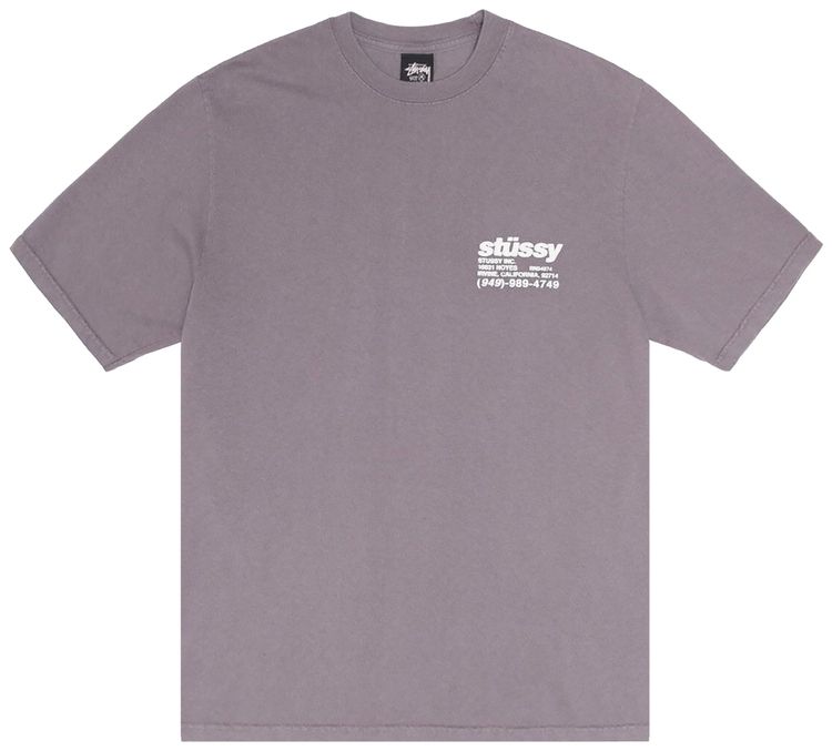 Stussy Pigment Dyed DNA Tee Shark