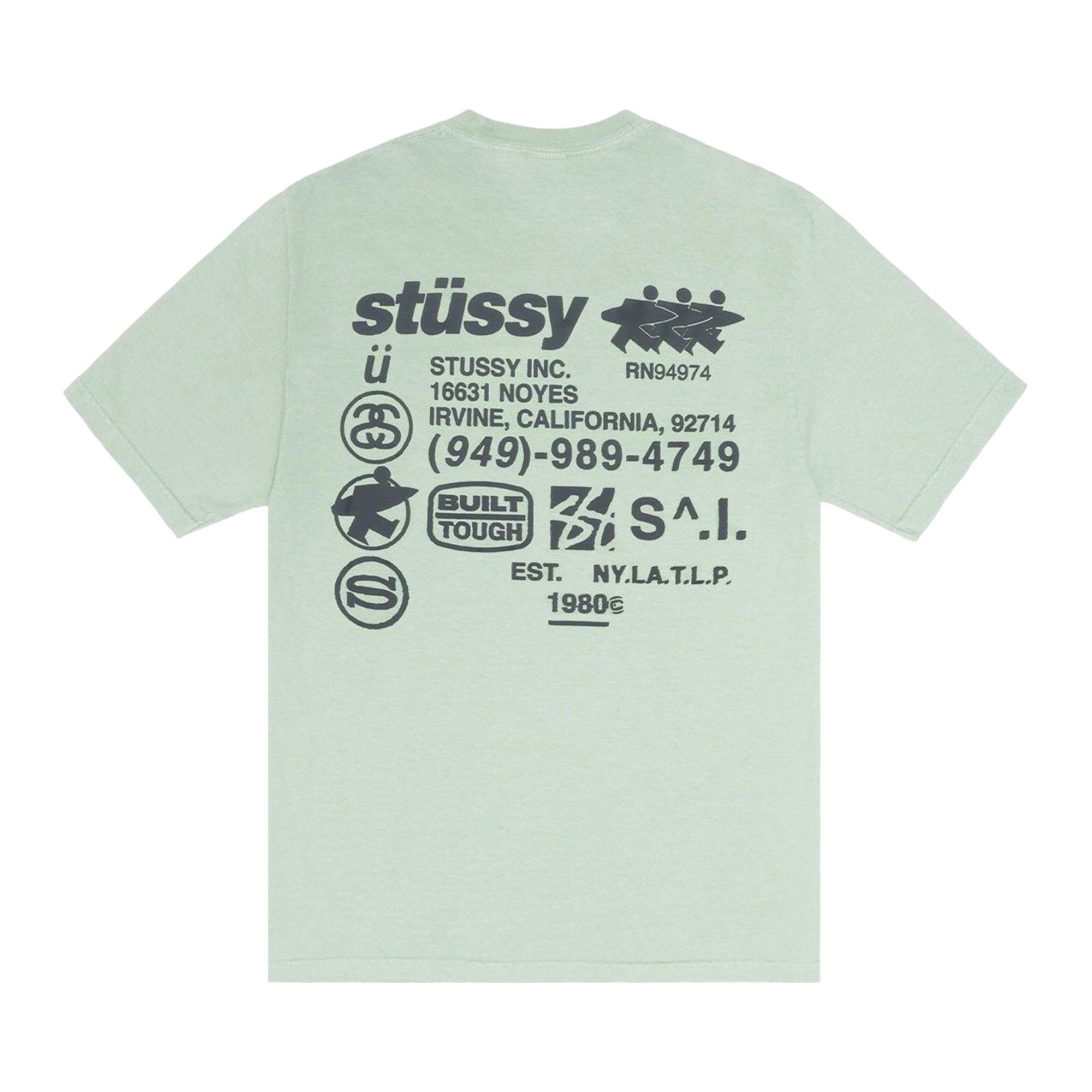 『Stussy』California Grown Pigment Dyed T-Shirt★Granite★ Stussy California Grown Pigment Dyed Tee Granite XL - POIZON