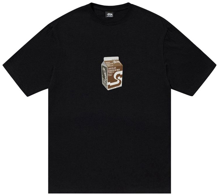 Stussy Milk Tee Black