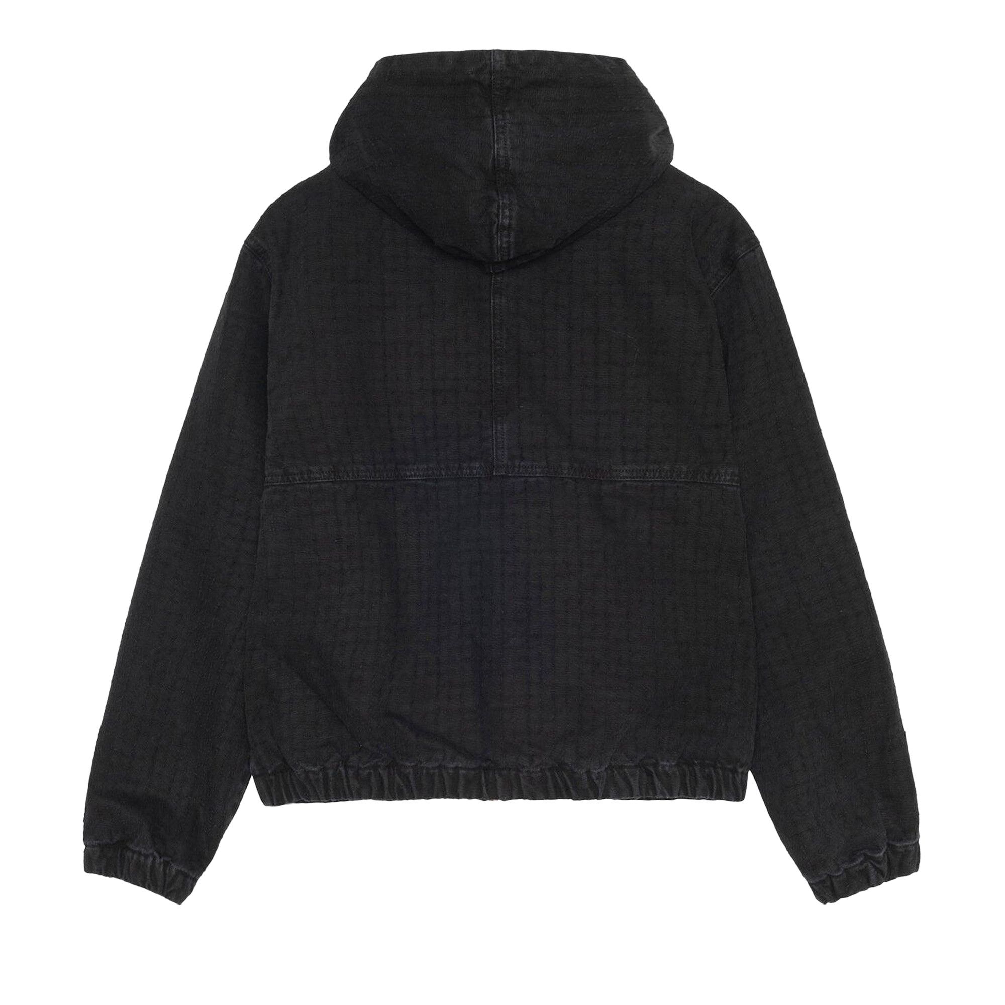 Buy Stussy Canvas Needle Punch Work Jacket 'Black' - 115793