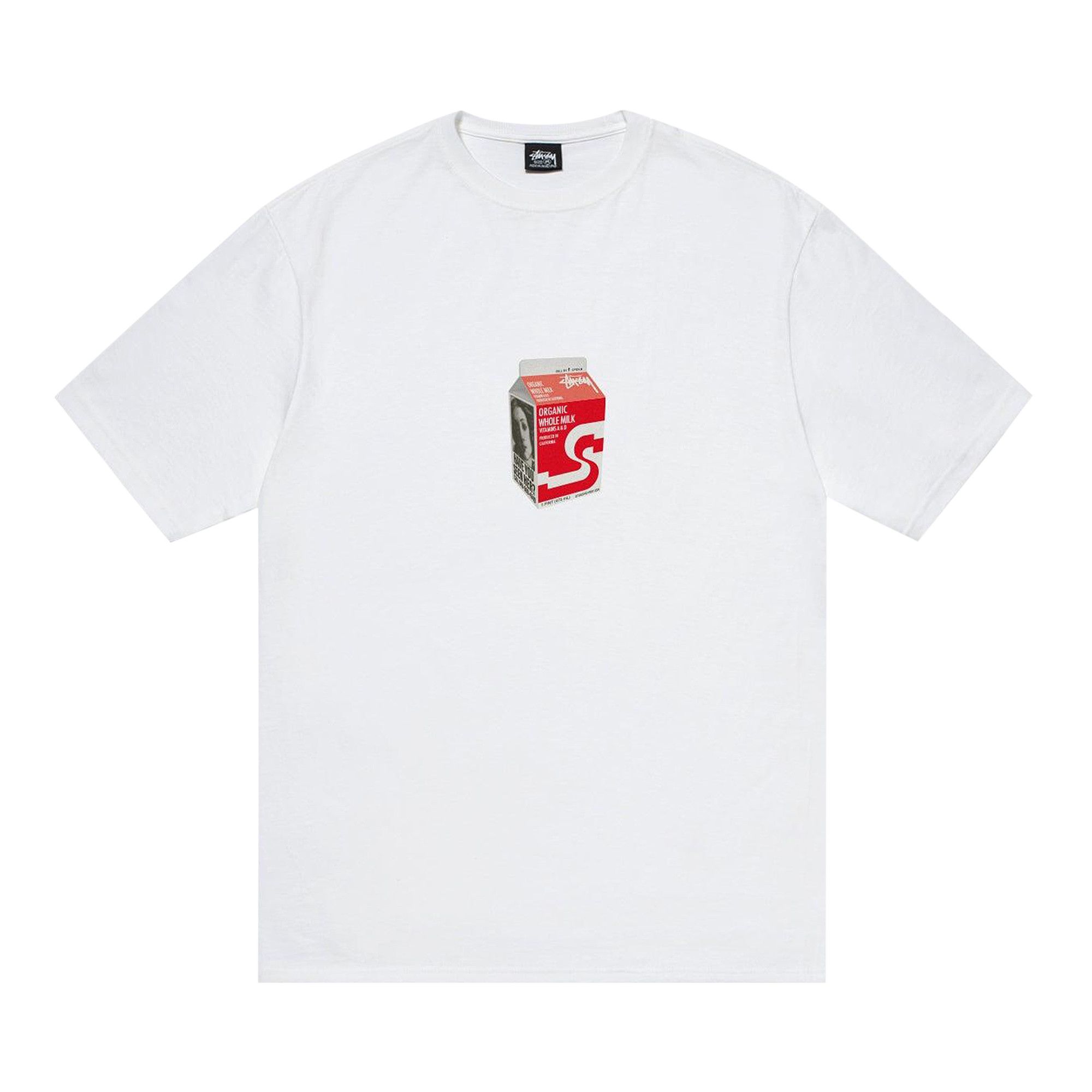 Buy Stussy Milk Tee 'White' - 1905036 WHIT | GOAT