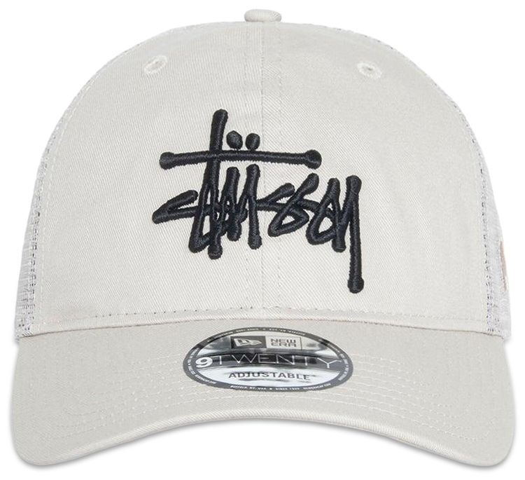 Stussy New Era 9TWENTY Basic Trucker Stone