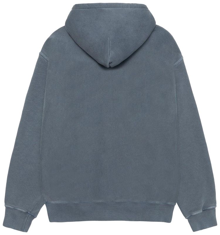 Stussy Pigment Dyed Buana Zip Hoodie Navy